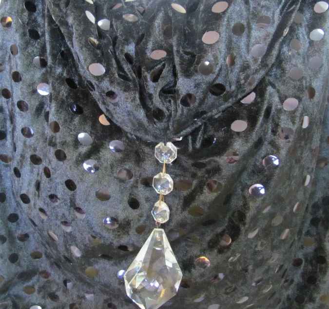 large image of art item: bag – sequins and crystal