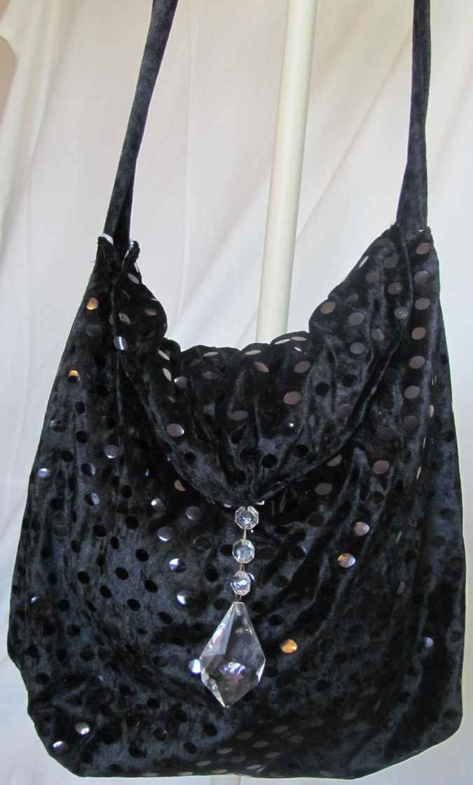 large image of art item: bag – sequins and crystal