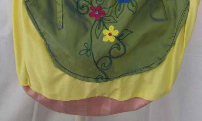 large image of art item: bag – yellow pouch green