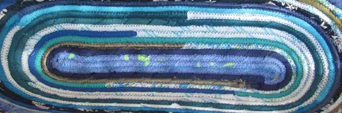 large image of art item: basket – long blue