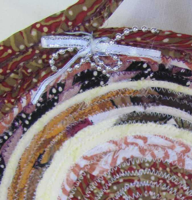 large image of art item: basket – pattern red brown