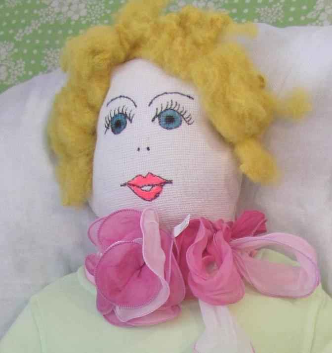 large image of art item: doll – blondy