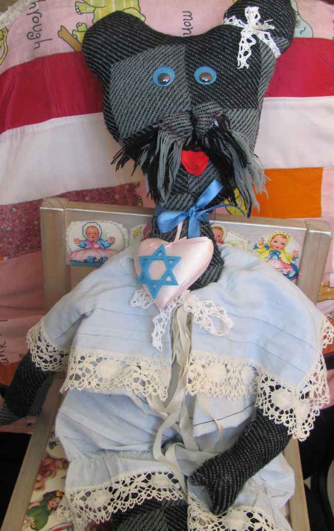 large image of art item: doll – cat