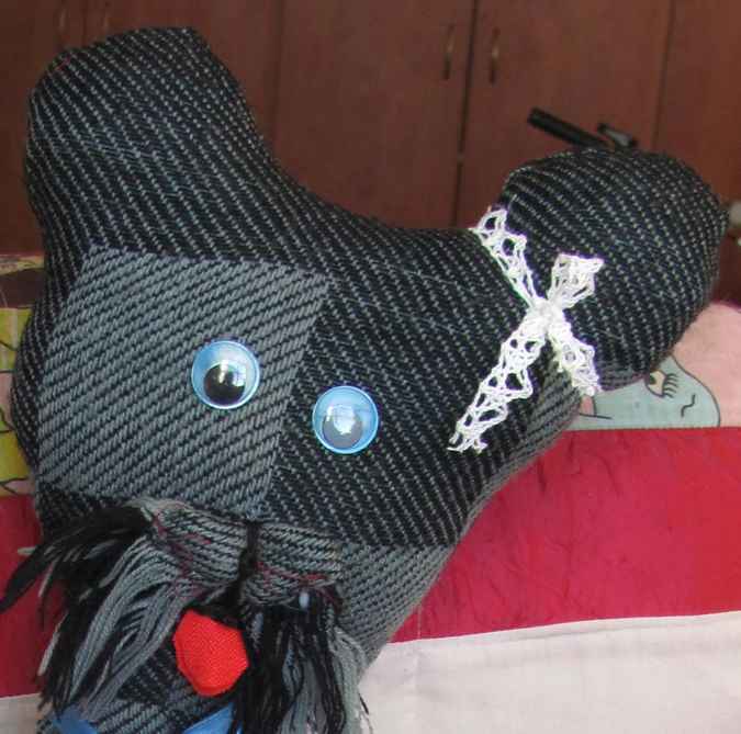 large image of art item: doll – cat