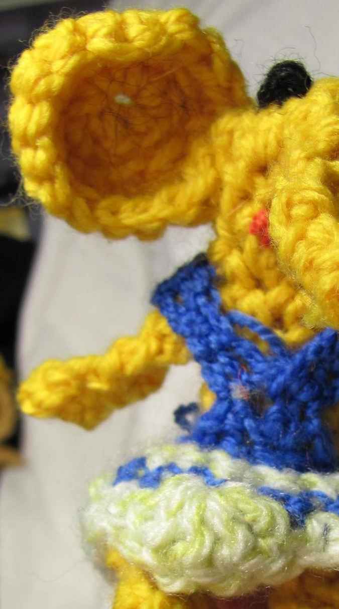 large image of art item: doll – finger puppet elephant