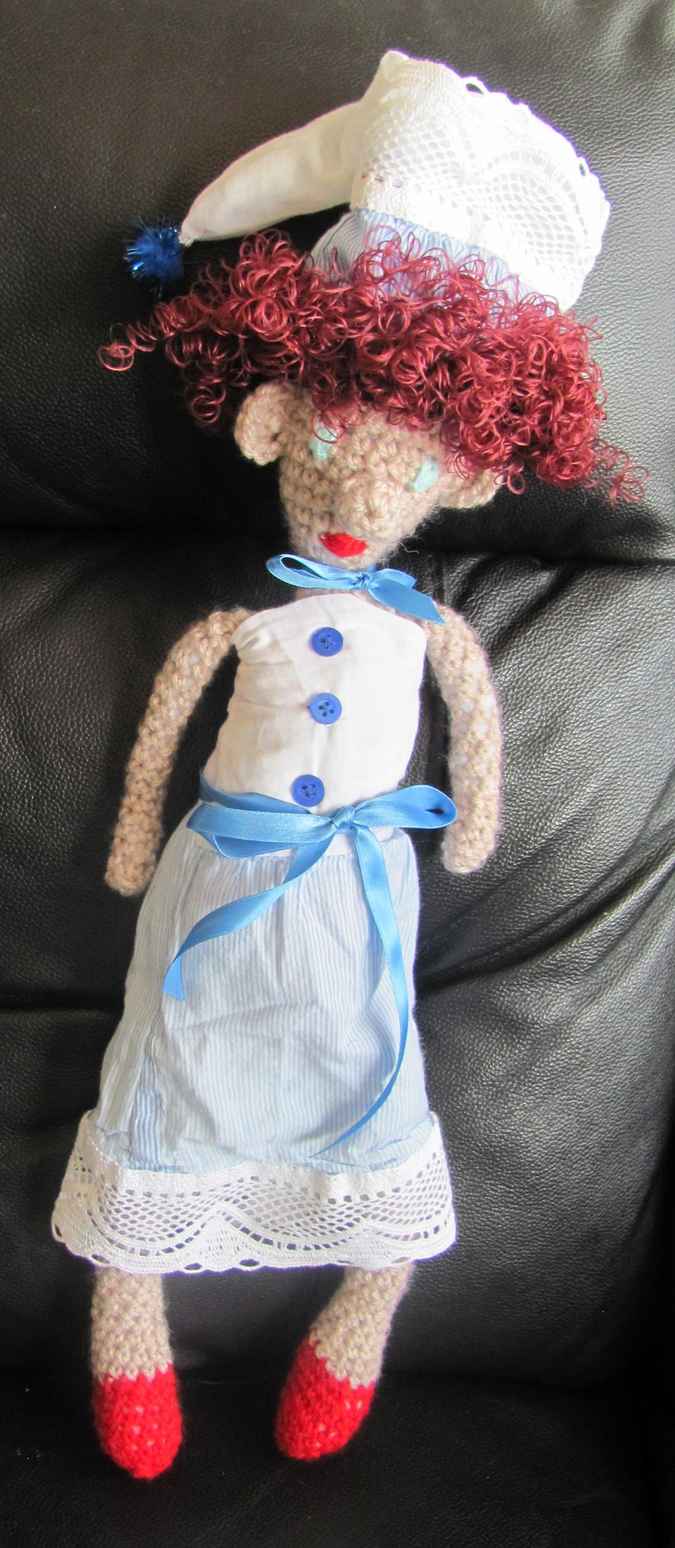 large image of art item: doll – nurse