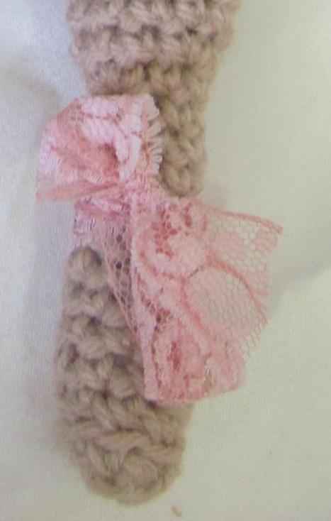 large image of art item: doll – rainbow dress crochet