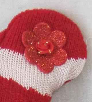 large image of art item: doll – red teddy bear