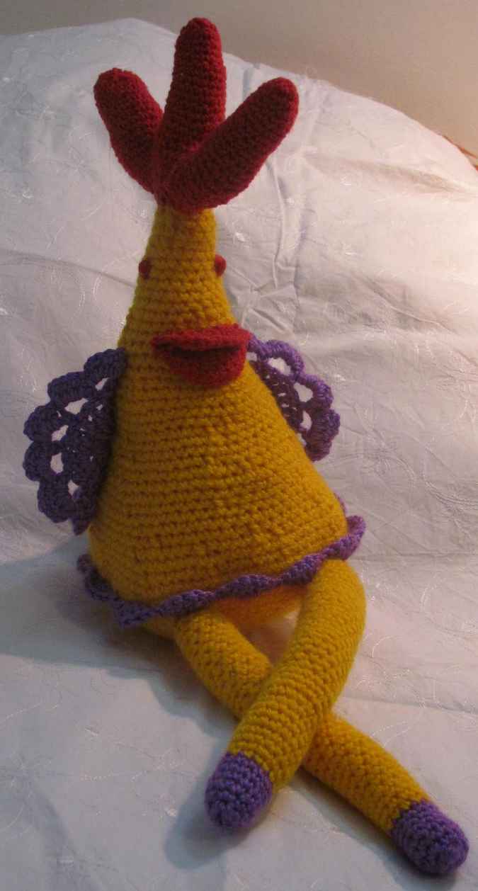 large image of art item: doll – rooster