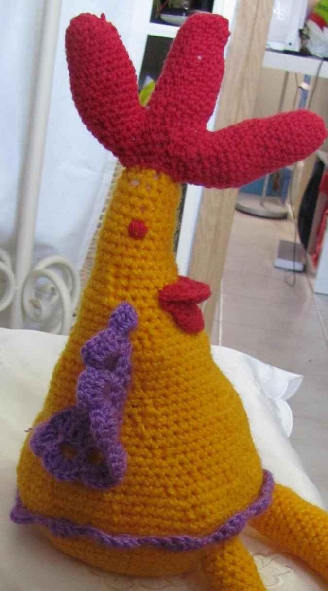large image of art item: doll – rooster