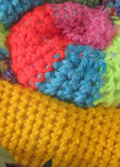 large image of art item: doll – snail crochet