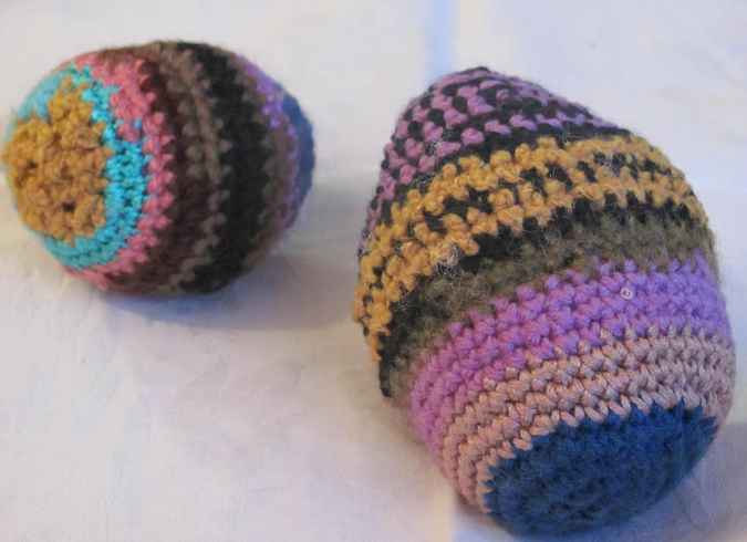 large image of art item: doll – spheres crochet
