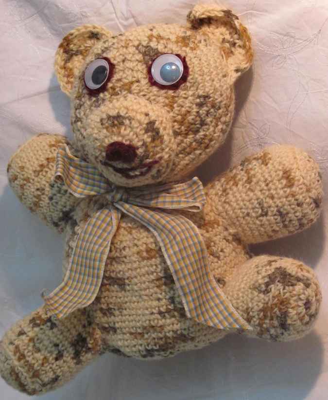 large image of art item: doll – teddy bear cream