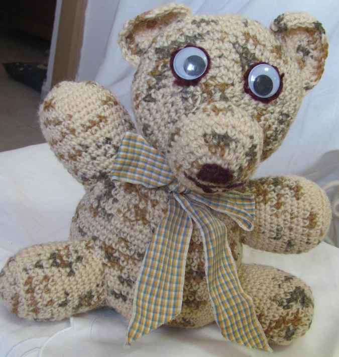 large image of art item: doll – teddy bear cream
