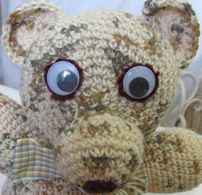 large image of art item: doll – teddy bear cream