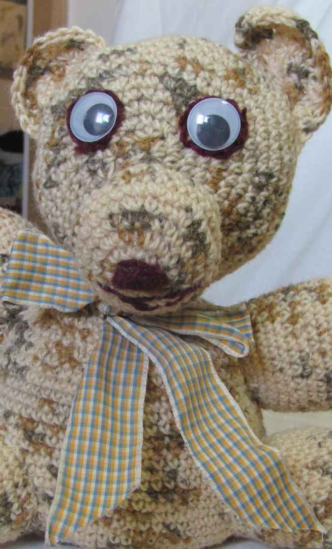 large image of art item: doll – teddy bear cream