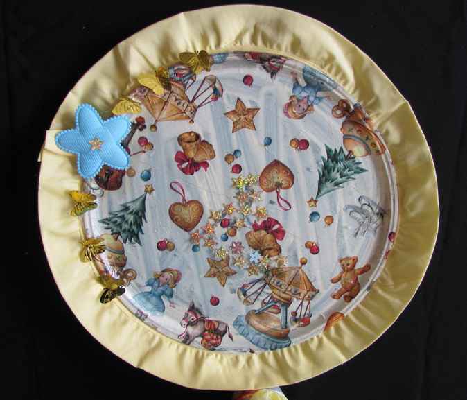 large image of art item: decor – plate christmas