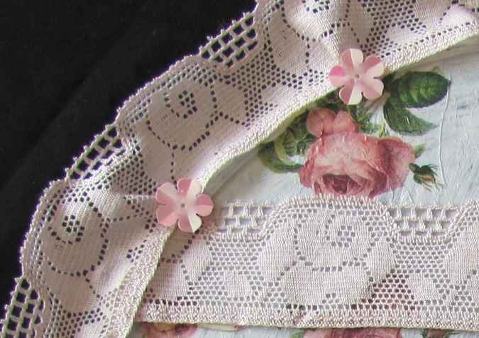 large image of art item: decor – plate pink rose pink