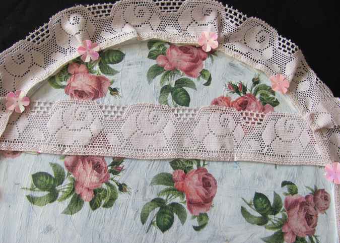 large image of art item: decor – plate pink rose pink