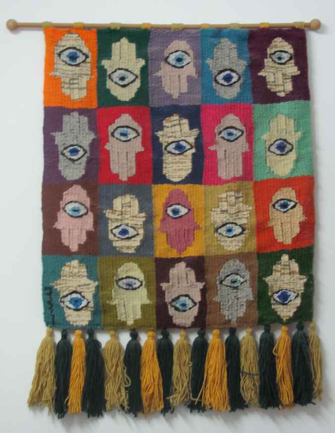 large image of art item: decor – rug hamsas