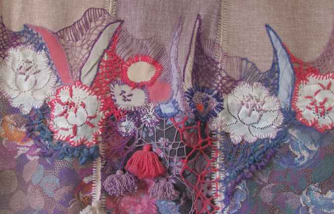 large image of art item: decor – rug flowers