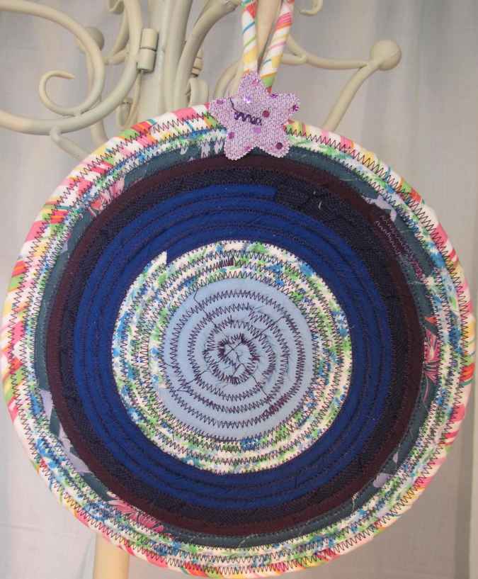 large image of art item: decor – potholder blue cyan