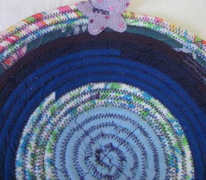 large image of art item: decor – potholder blue cyan