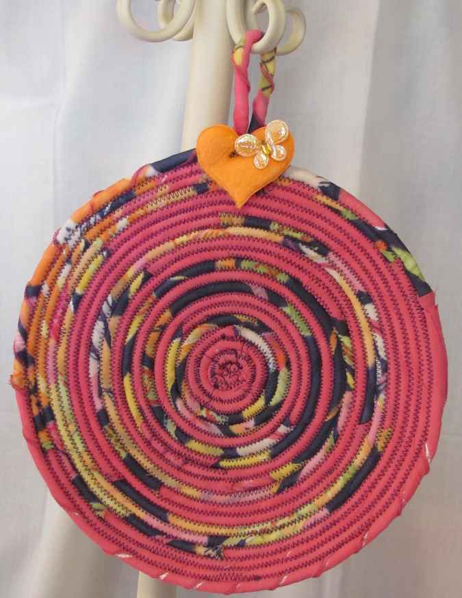 large image of art item: decor – potholder pink