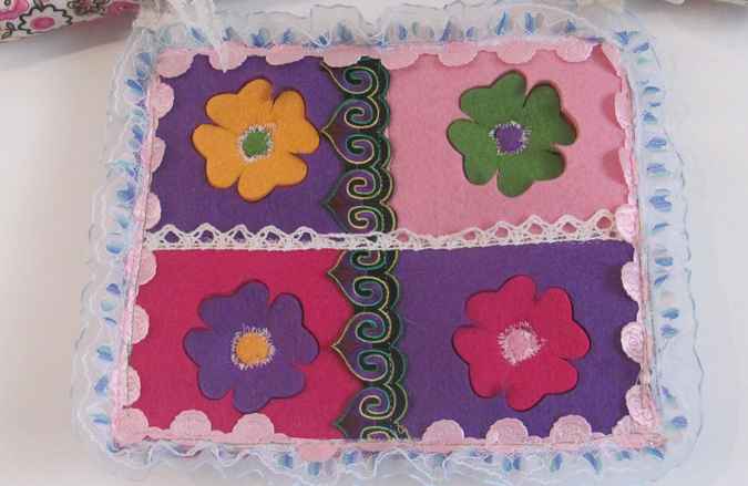 large image of art item: decor – hanger flowers colorful