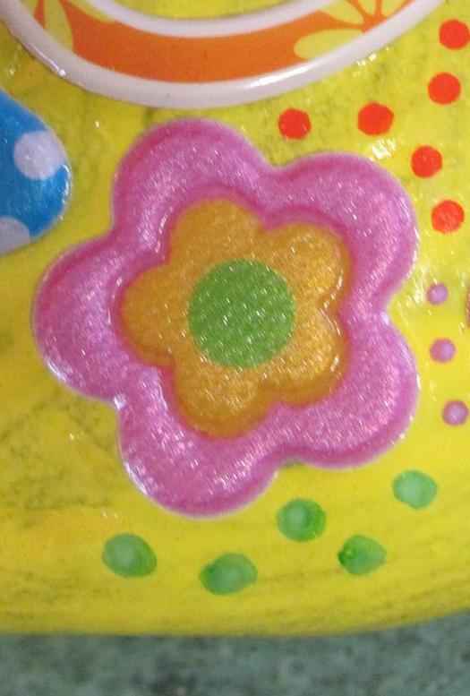 large image of art item: decor – stone yellow cat