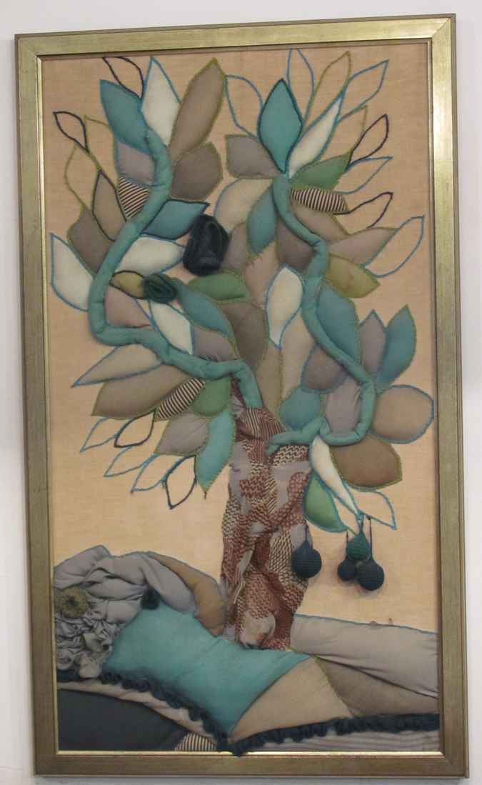 large image of art item: decor – picture tree green