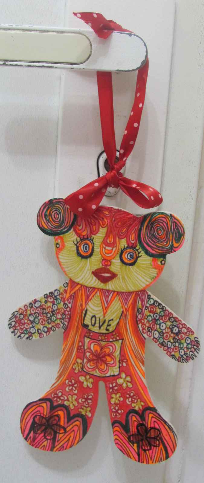 large image of art item: decor – teddy bear wooden